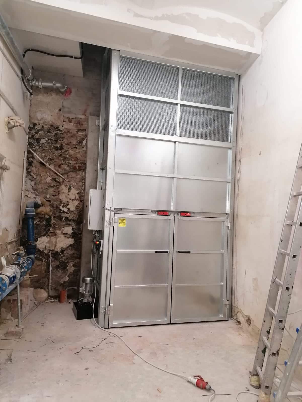 Shaft covered