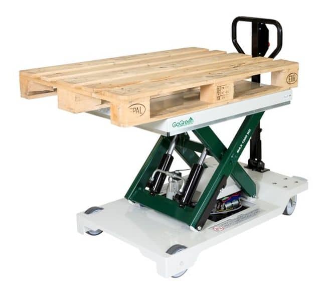 Lifting table trolley 1000 kg (example)