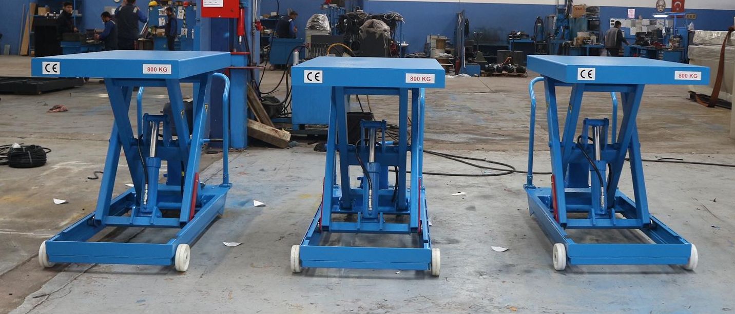 Hubtischwagen mit 800kg Sonderanfertigung