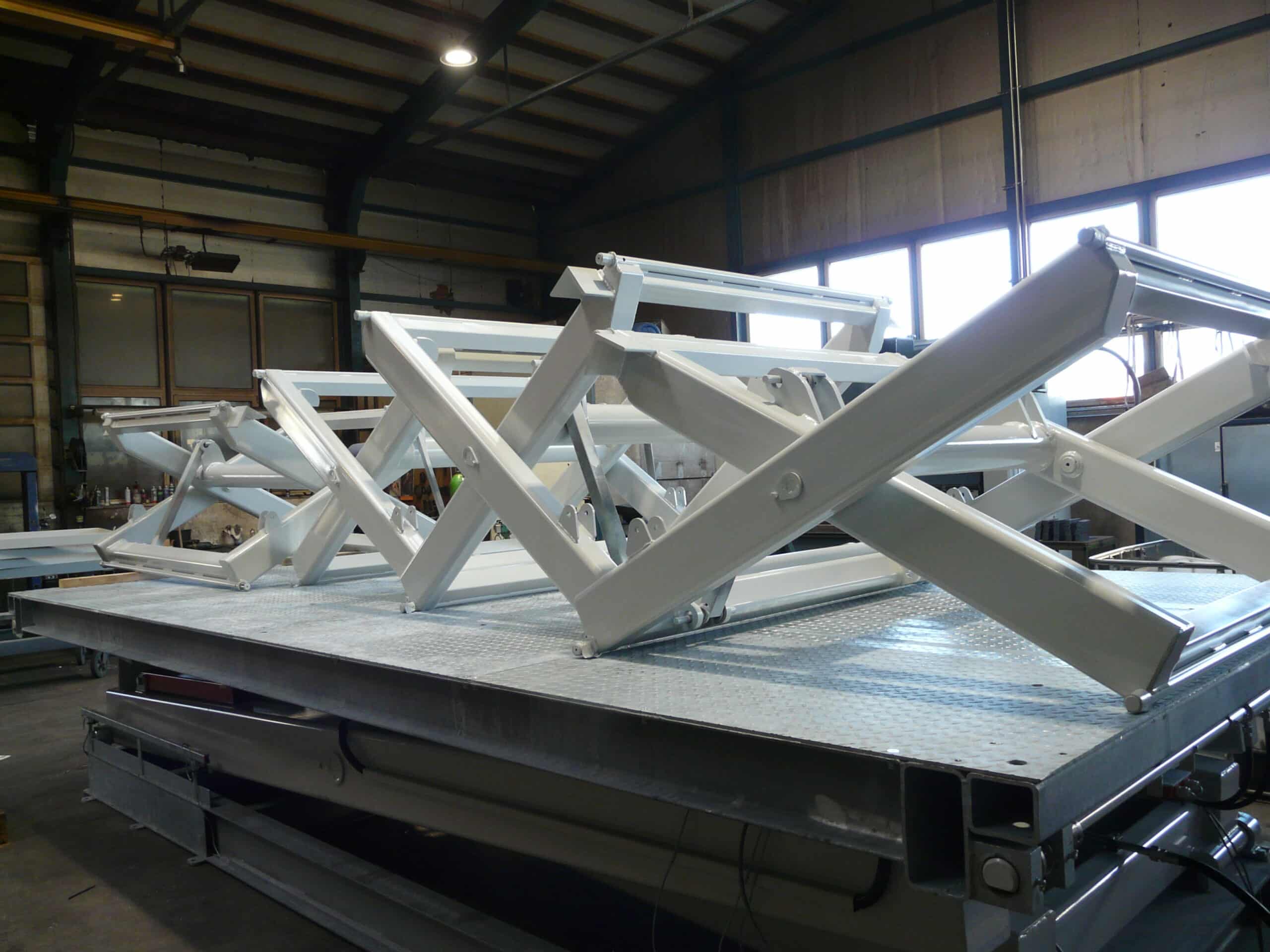 Scissors prepared for assembly